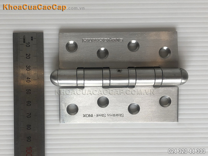 Bản lề l&aacute; bằng inox SUS201 số 02 - ảnh 5