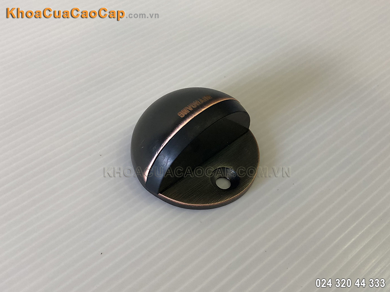 Chặn cửa b&aacute;n nguyệt mạ đồng đen Huy Ho&agrave;ng - 4