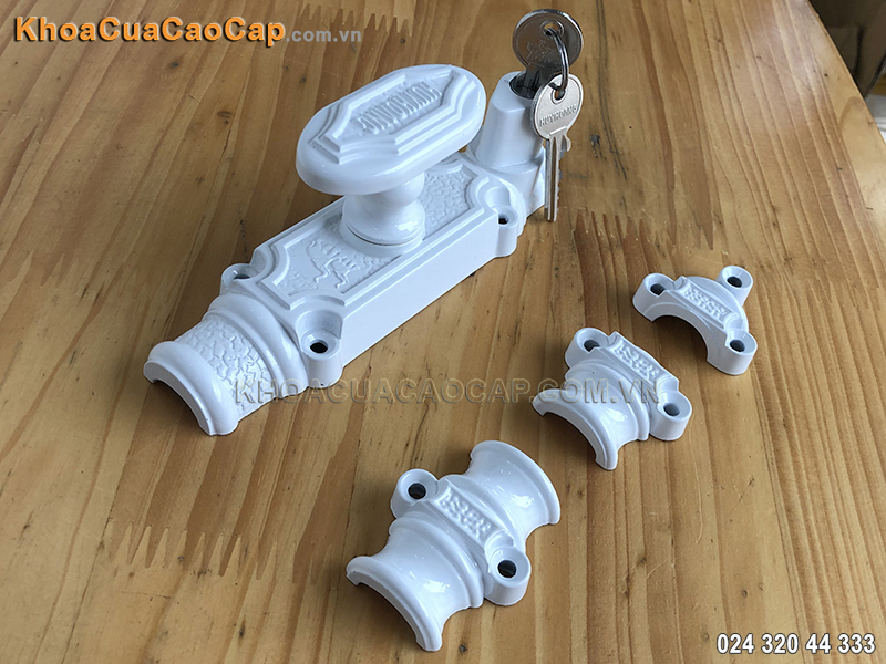 Chốt clemon Huy Ho&agrave;ng 06 sơn trắng - 5