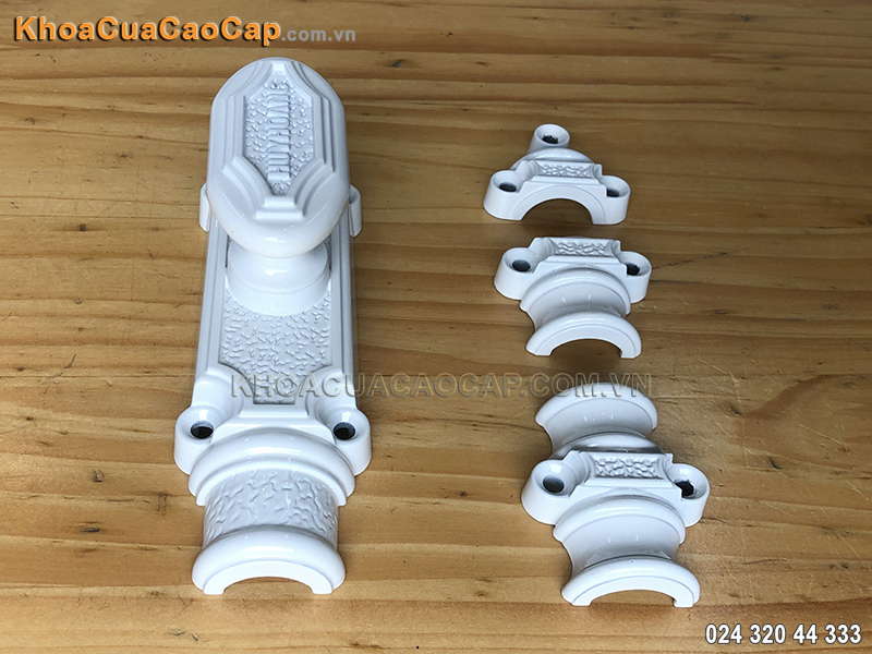 Chốt clemon Huy Ho&agrave;ng 02 sơn trắng - 4