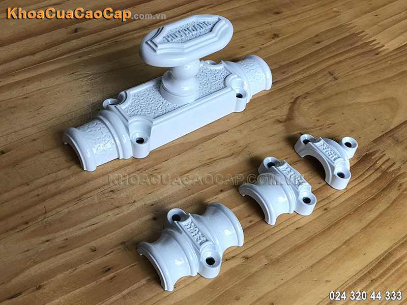 Chốt clemon Huy Ho&agrave;ng 02 sơn trắng - 5