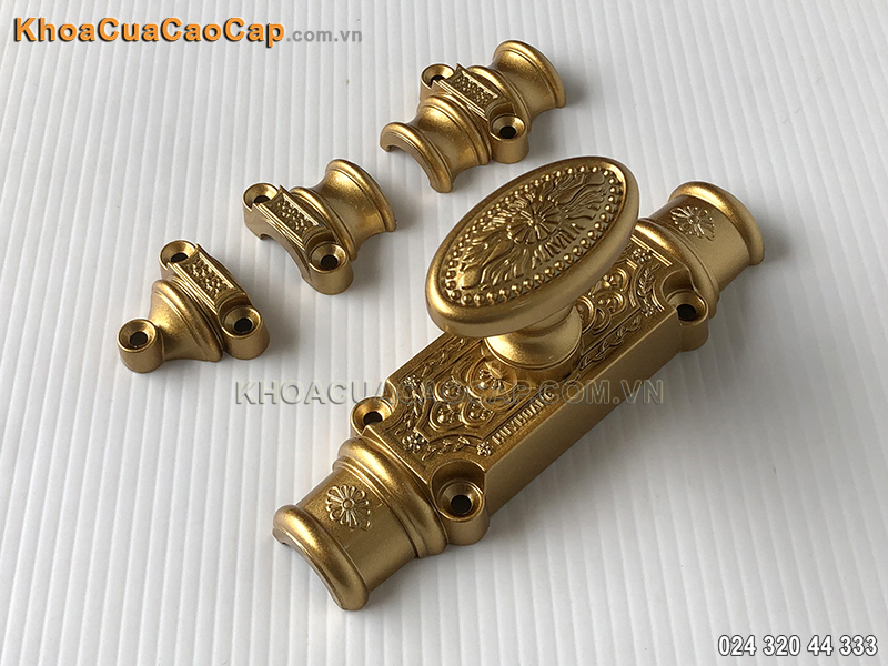 Clemon cửa đi m&agrave;u đồng giả cổ EX02 - 6