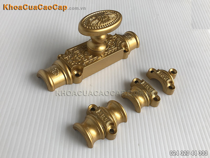 Chốt cremone cửa sổ EX03 zi vàng