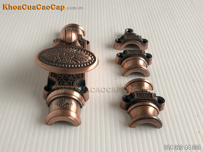 Clemon cửa sổ tay gập EX07 m&agrave;u đồng giả cổ - 4