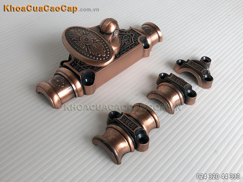 Clemon cửa sổ tay gập EX07 mạ đồng