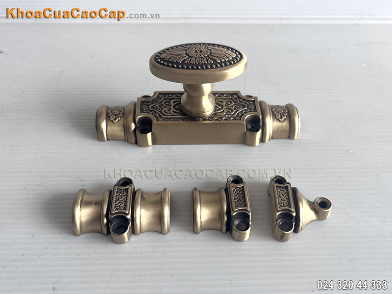 Cremone cửa sổ bằng đồng HCX03 - ảnh 3