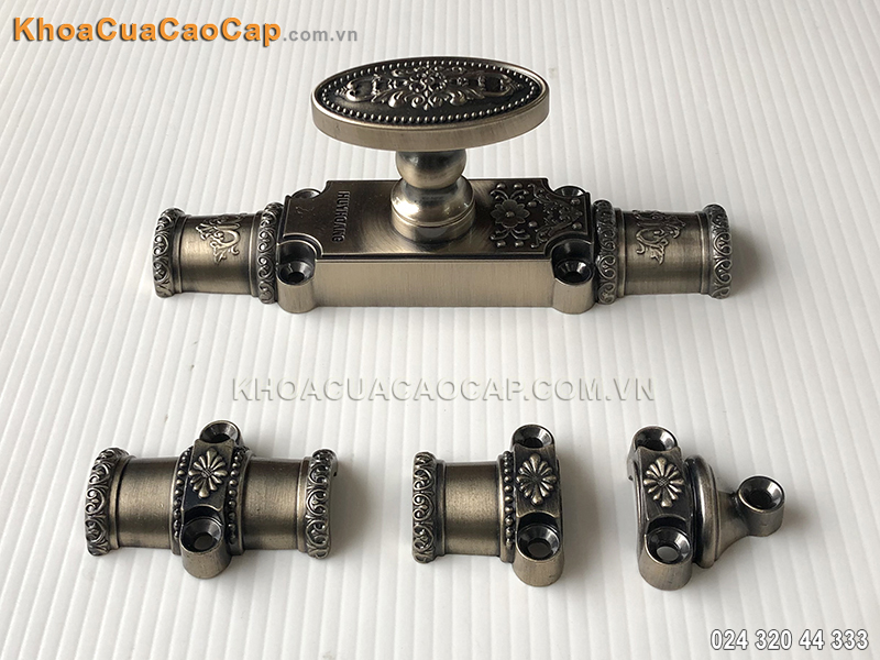 Cremone ex-2905 mạ đồng r&ecirc;u - 2