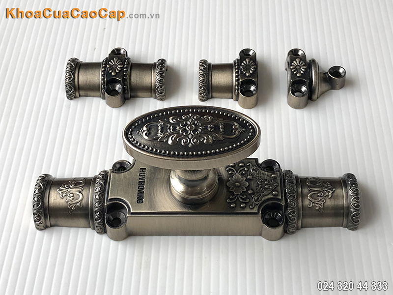 Cremone ex-2905 mạ đồng r&ecirc;u - 3