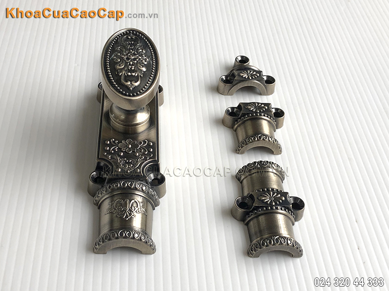 Cremone ex-2905 mạ đồng r&ecirc;u - 4