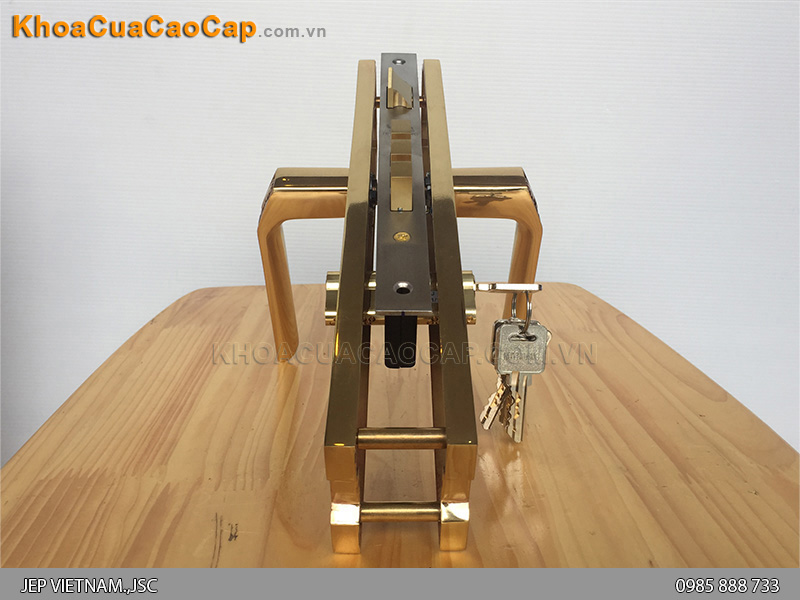 Kh&oacute;a cửa ch&iacute;nh bằng đồng HC 8528 Đại - ảnh 3