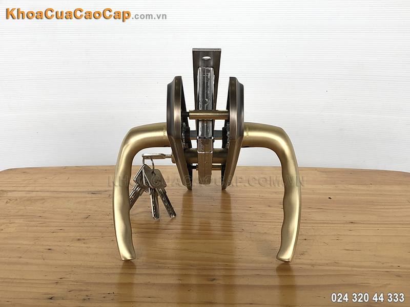 Kh&oacute;a cửa ch&iacute;nh Huy Ho&agrave;ng HCX8566 - ảnh 2