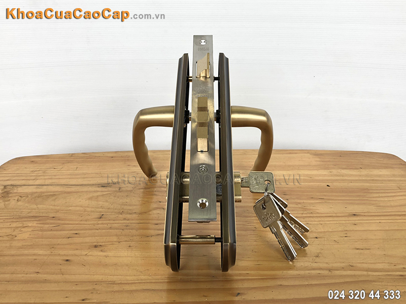 Kh&oacute;a cửa ch&iacute;nh Huy Ho&agrave;ng HCX8566 - ảnh 3