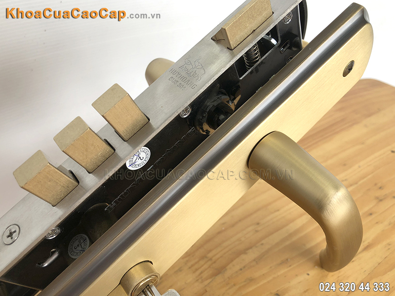 Kh&oacute;a cửa ch&iacute;nh Huy Ho&agrave;ng HCX8566 - ảnh 5