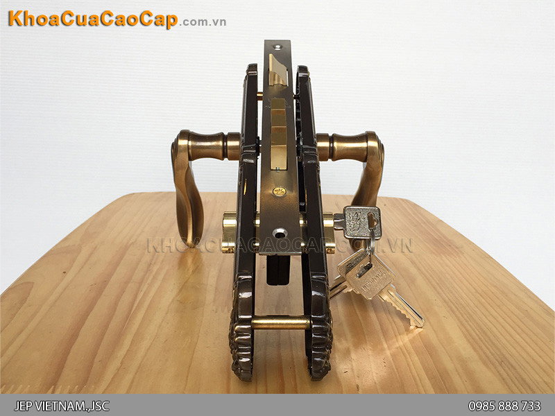 Kh&oacute;a cửa gỗ cao cấp Huy Ho&agrave;ng HCR 8529 - ảnh 4