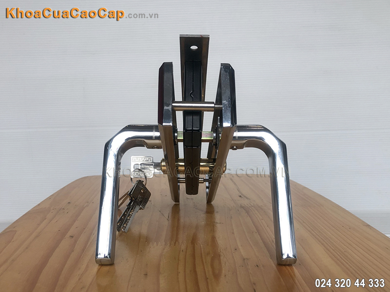 Kh&oacute;a cửa tay gạt Huy Ho&agrave;ng EX 8533 - ảnh 2