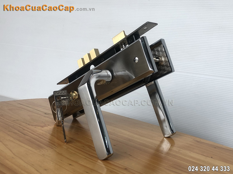 Kh&oacute;a cửa tay gạt Huy Ho&agrave;ng EX 8533 - ảnh 6
