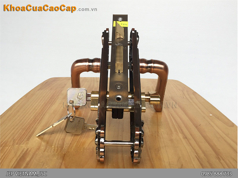 Kh&oacute;a cửa gỗ th&ocirc;ng ph&ograve;ng EX 5815 - 6