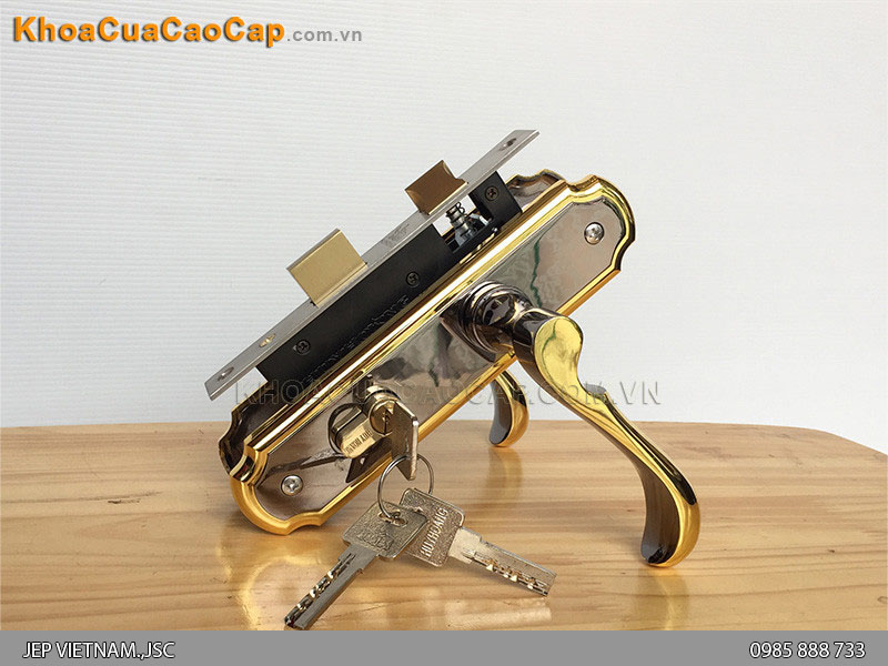 Khóa cửa gỗ thông phòng EX-5835 VĐ