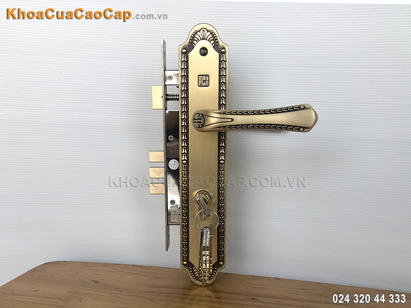 Kh&oacute;a tay bẻ cửa đi Huy Ho&agrave;ng HCX8561 - 5