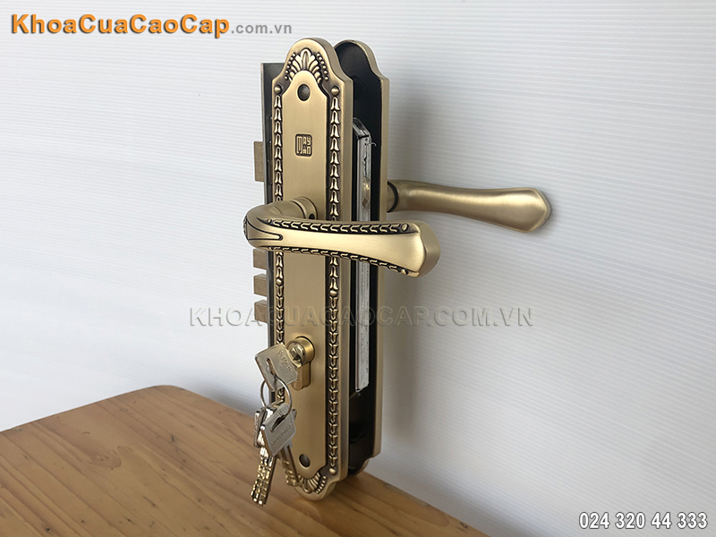 Kh&oacute;a tay bẻ cửa đi Huy Ho&agrave;ng HCX8561 - 6