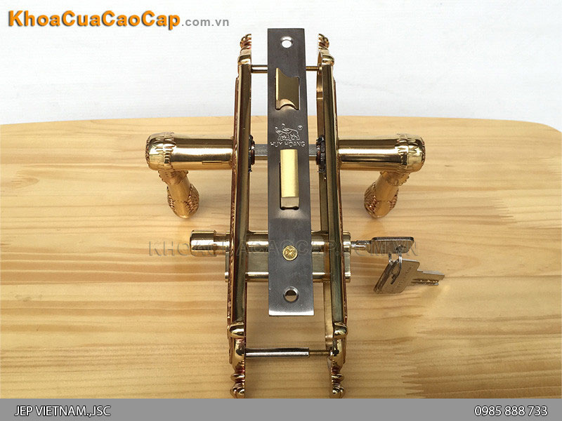 Kh&oacute;a tay gạt cửa th&ocirc;ng ph&ograve;ng HC5821 - ảnh 5