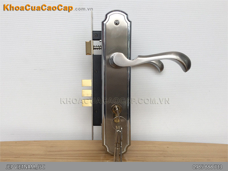 Kh&oacute;a tay gạt cửa gỗ EX 8535 - ảnh 5