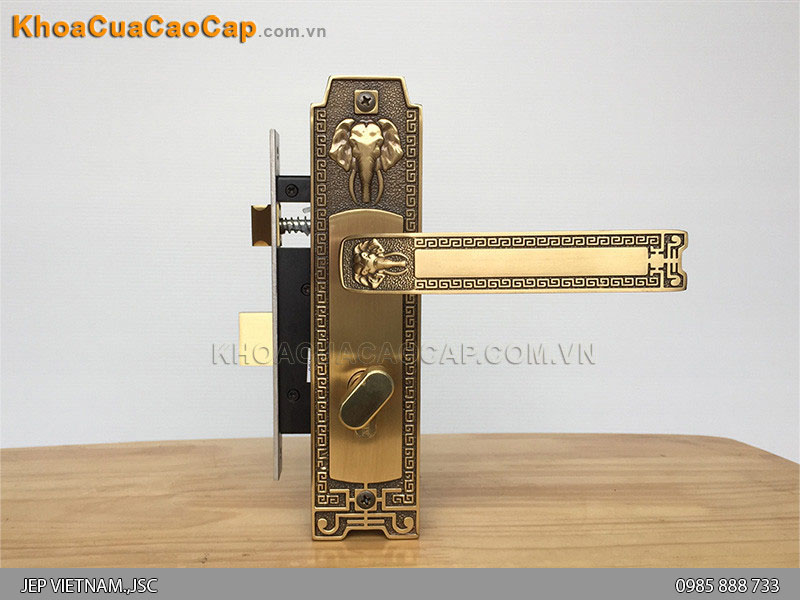 Kh&oacute;a tay gạt cửa ph&ograve;ng ngủ HCR 5828 - ảnh 5