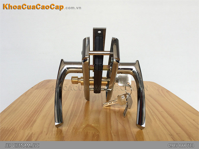 Kh&oacute;a tay gạt cửa th&ocirc;ng ph&ograve;ng EX 5818 - ảnh 3