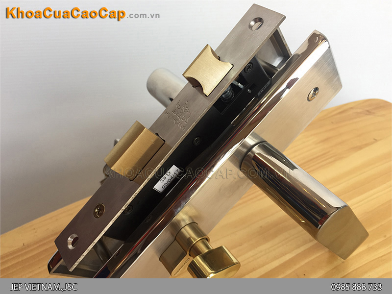 Kh&oacute;a tay gạt cửa th&ocirc;ng ph&ograve;ng SS 5810 - ảnh 4