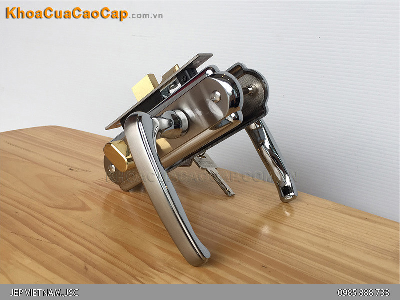 Kh&oacute;a tay gạt cửa vệ sinh EX 5012 - ảnh 2