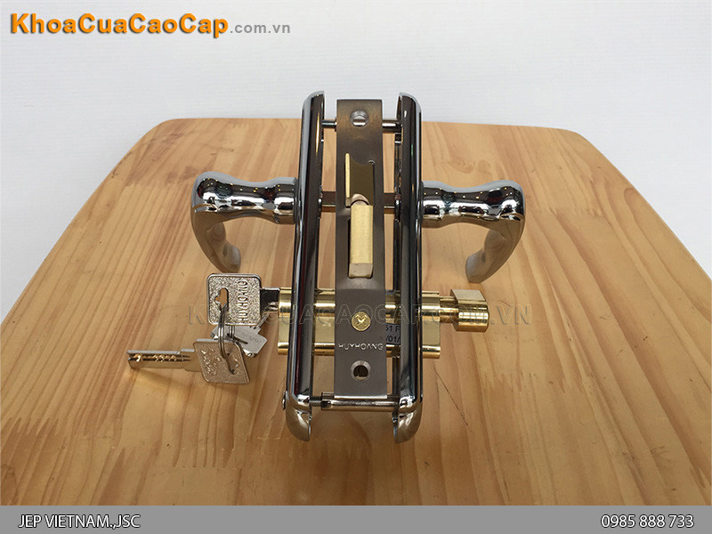 Kh&oacute;a tay gạt cửa vệ sinh EX 5012 - ảnh 4