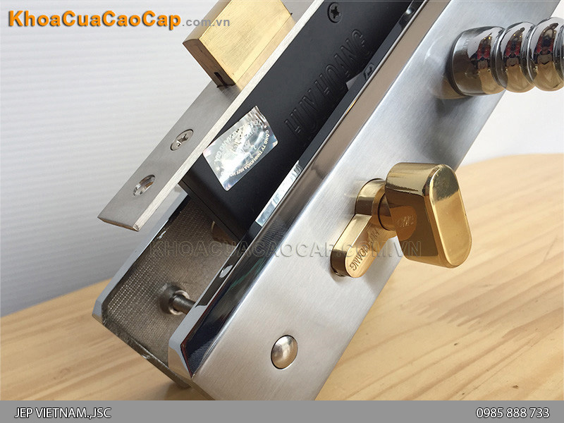 Kh&oacute;a tay nắm cửa th&ocirc;ng ph&ograve;ng EX 5819 - ảnh 2