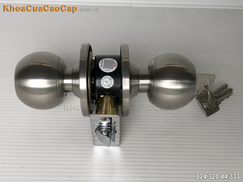Kh&oacute;a cửa tay nắm tr&ograve;n EX05 - ảnh 2