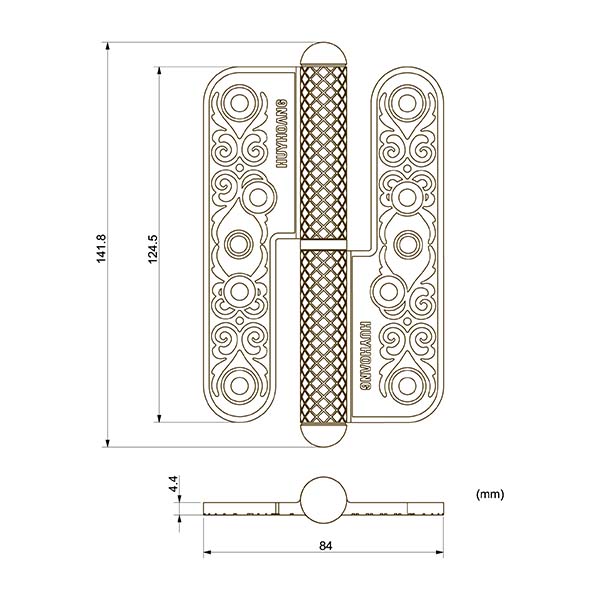 BVKT bản lề cối đồng Huy Ho&agrave;ng HC2901