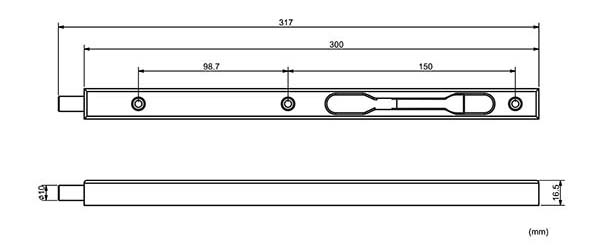Chốt &acirc;m bằng inox Huy Ho&agrave;ng - 200